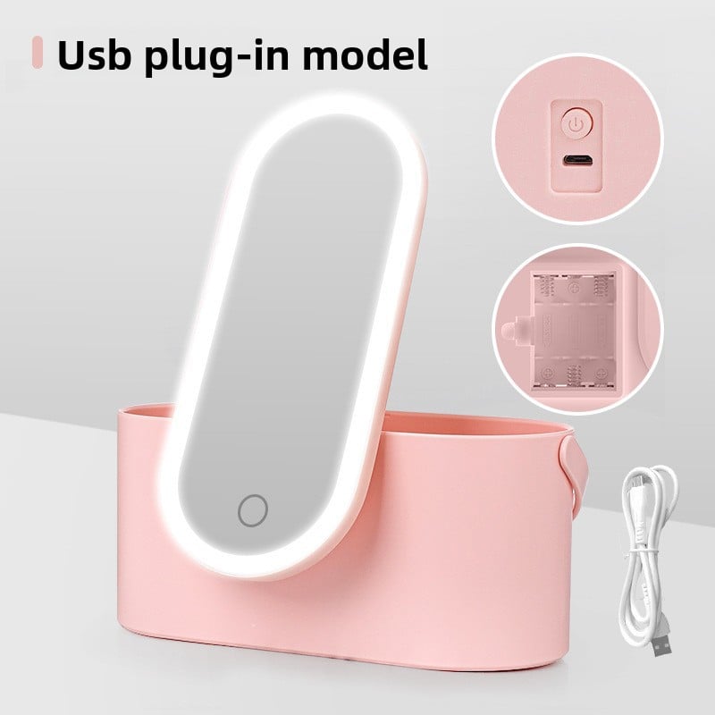 Outdoor Travel Box with Light up mirror