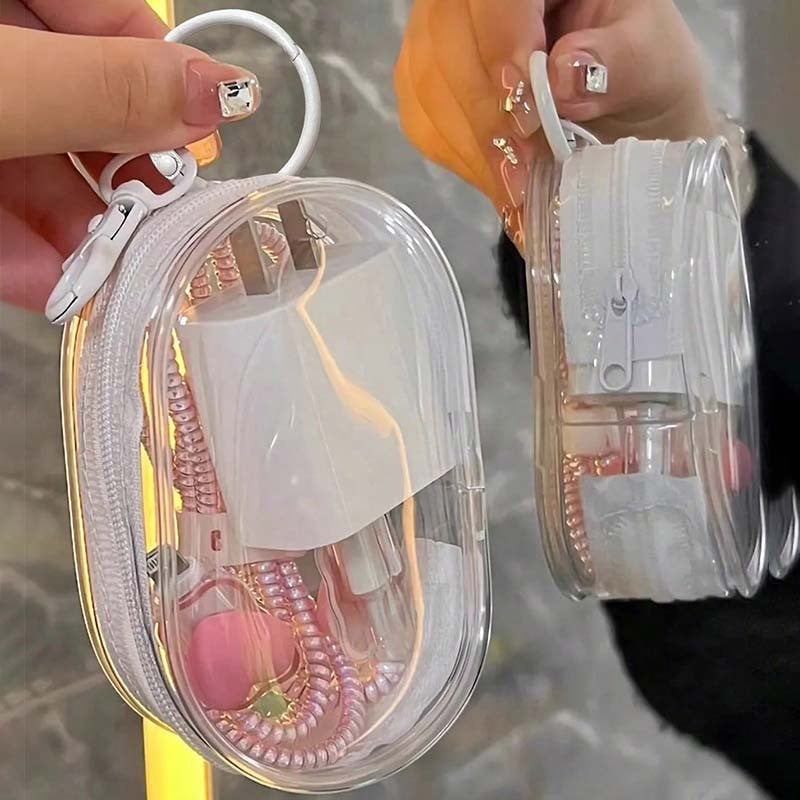 Transparent bag for packing cables & and other supplies