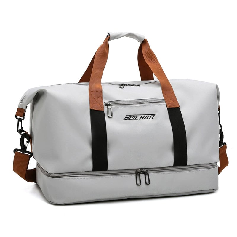 Travel bag, luggage storage bag, large-capacity independent shoe compartment, business trip fitness bag, and handle handbag that can be worn