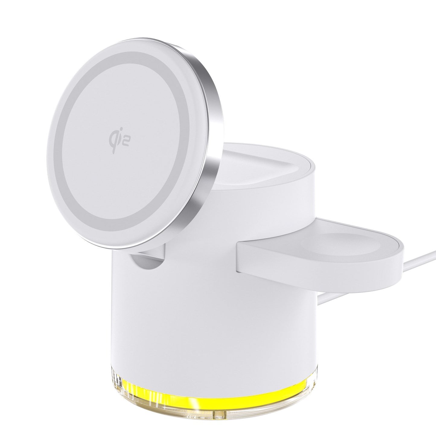 Magnetic three-in-one wireless charger