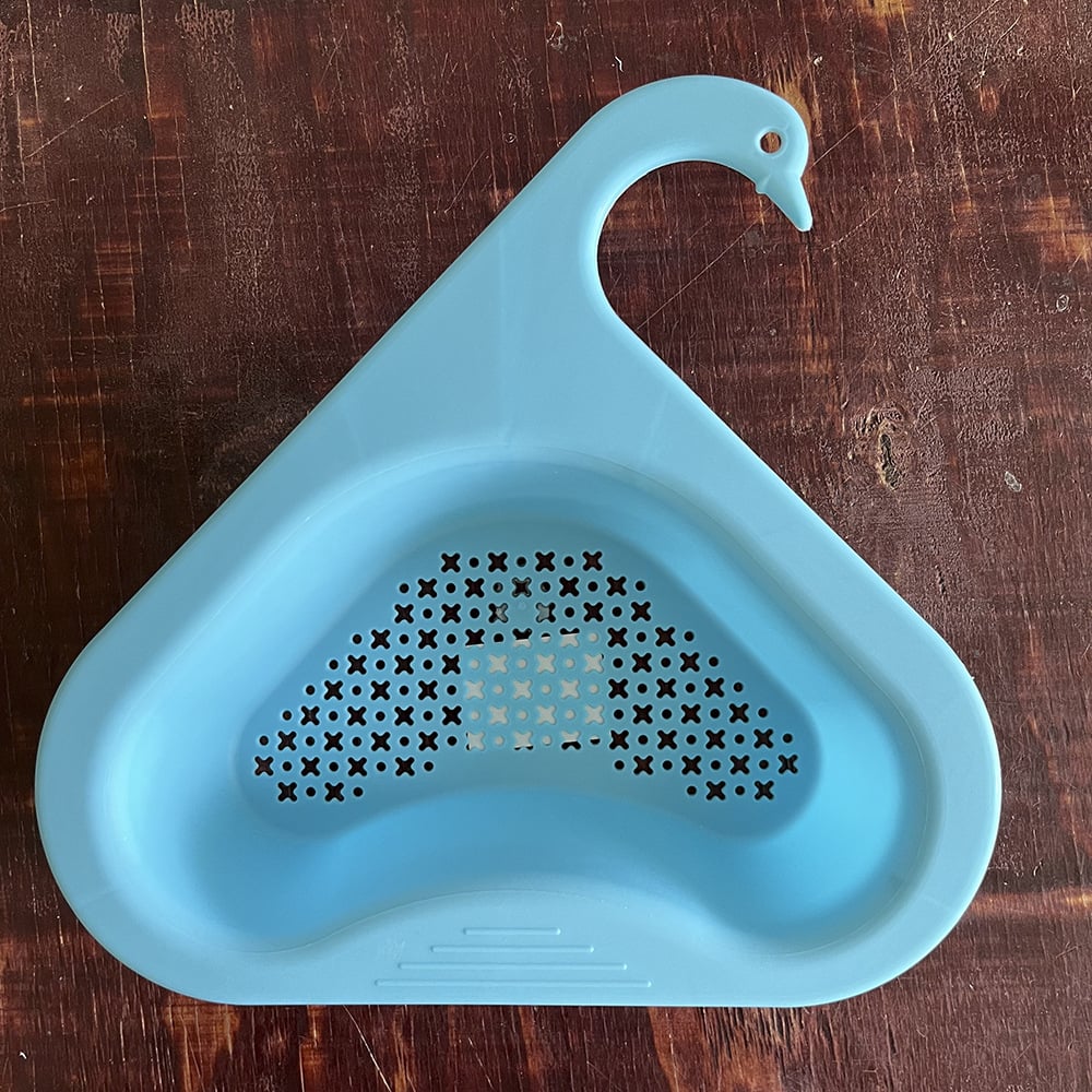 Kitchen Swan Drain Basket Sink Triangle Drain Basket Faucet Storage Rack Sink Sink Drain Storage Rack