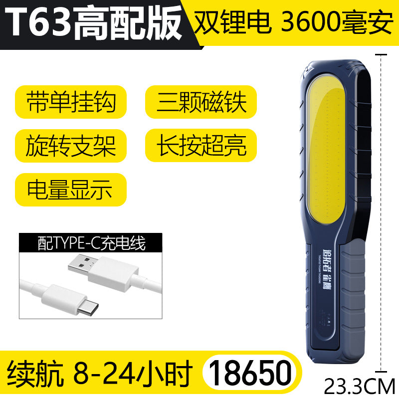 LED Magnetic Flashlight Super Bright