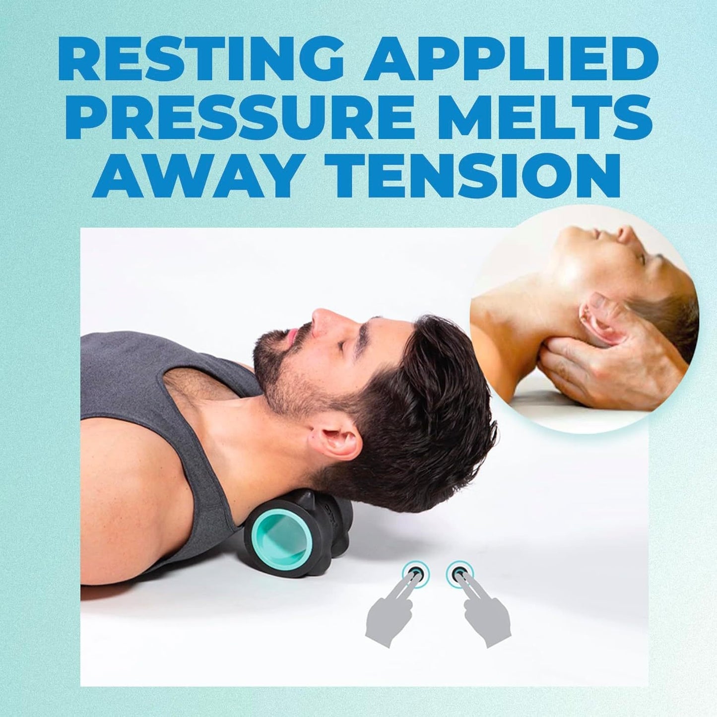 Neck Massager for Neck and Headache Relief-Restore Body Spine Care with Thumb Pressure Release
