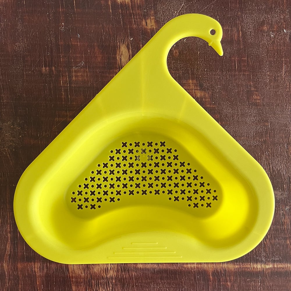 Kitchen Swan Drain Basket Sink Triangle Drain Basket Faucet Storage Rack Sink Sink Drain Storage Rack