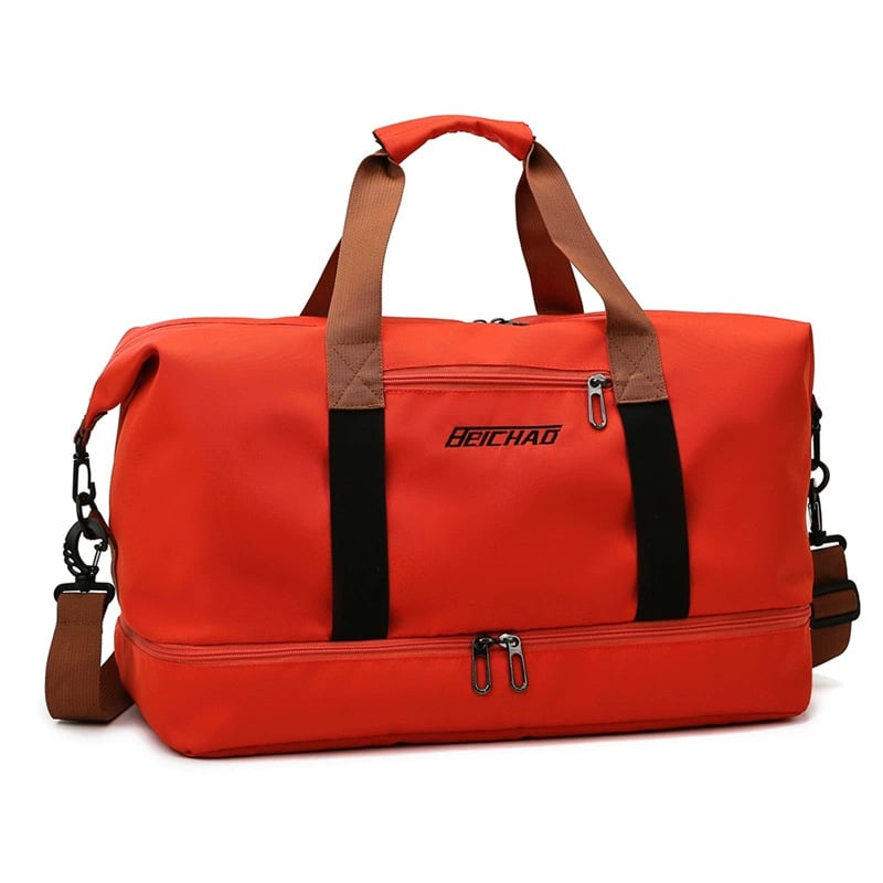 Travel bag, luggage storage bag, large-capacity independent shoe compartment, business trip fitness bag, and handle handbag that can be worn
