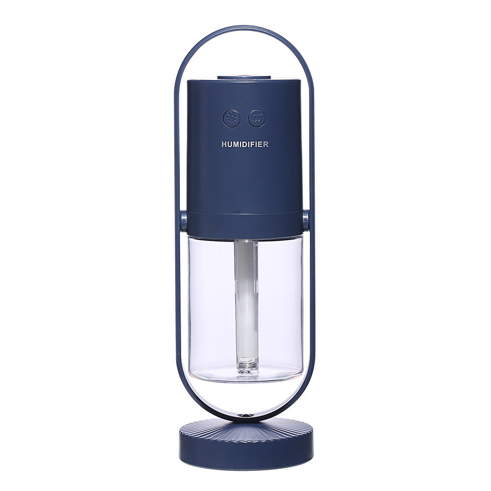 Portable USB Rechargeable Humidifier with Rotating Projection & Moisturizing Mist