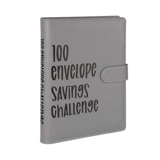 100 Envelope Challenge loose-leaf book 100 days money saving book challenge cash envelope saving book