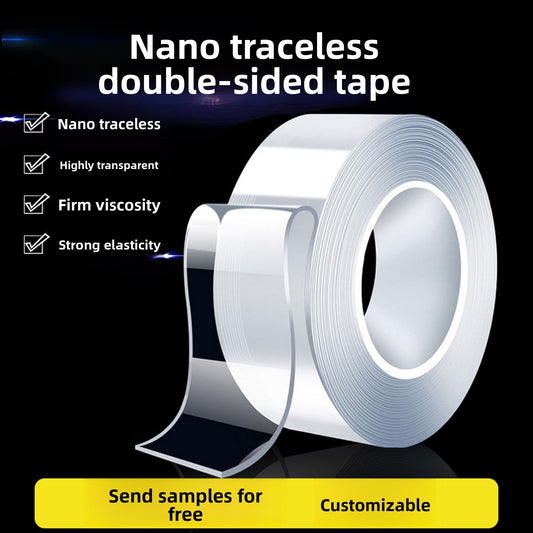 High-transparency acrylic nano glue sticking tape