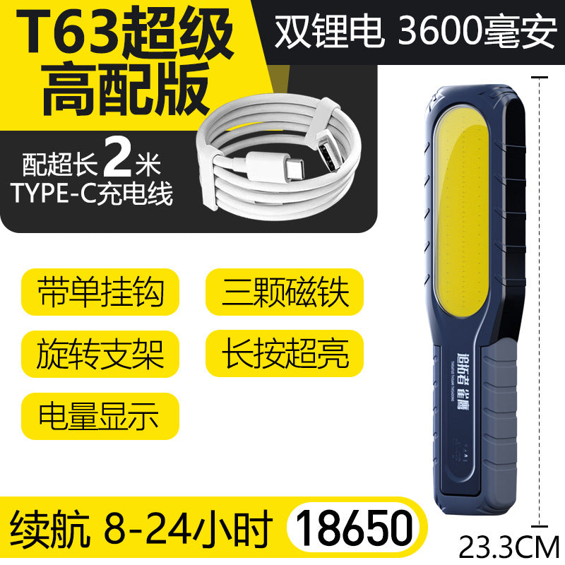LED Magnetic Flashlight Super Bright