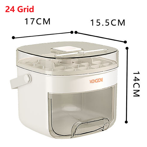 Convenient Outdoor Portable Ice Tray Large Capacity Ice Bucket 48 Large Ice Maker Food Grade Plastic Storage Tray Essential Kitchen Gadget