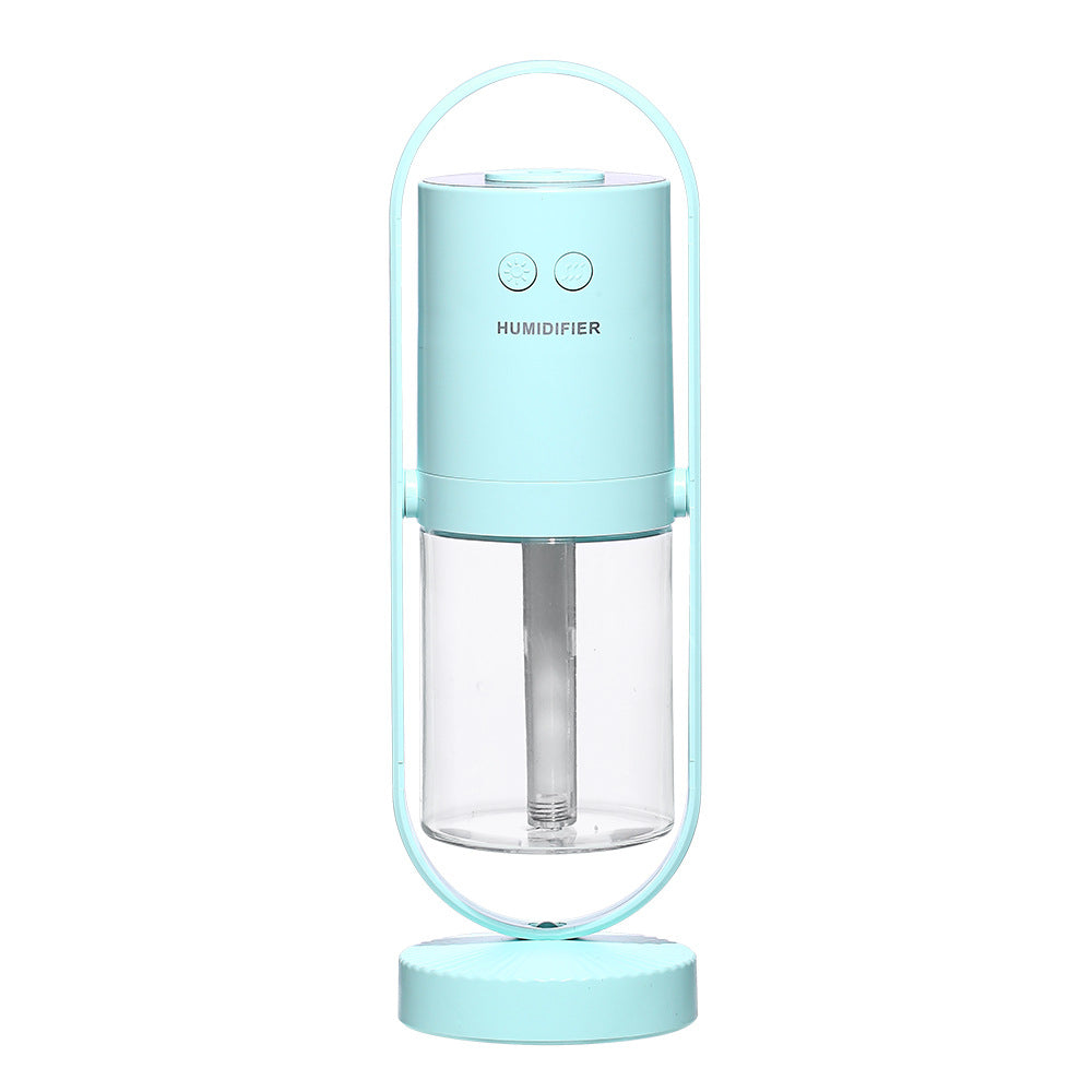 Portable USB Rechargeable Humidifier with Rotating Projection & Moisturizing Mist
