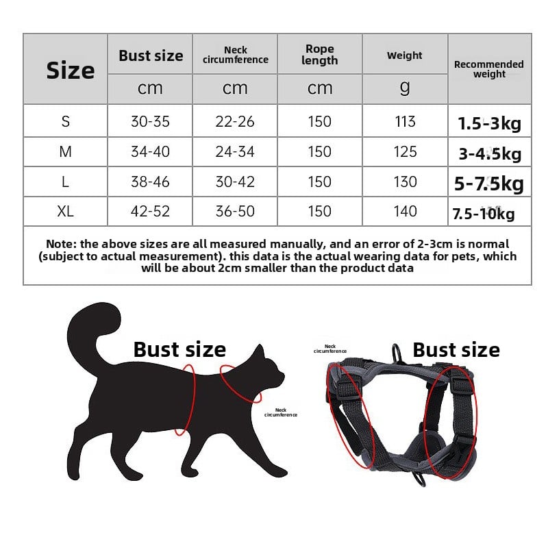 Cat Leash Vest
