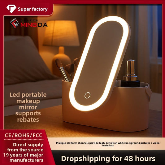 Outdoor Travel Box with Light up mirror