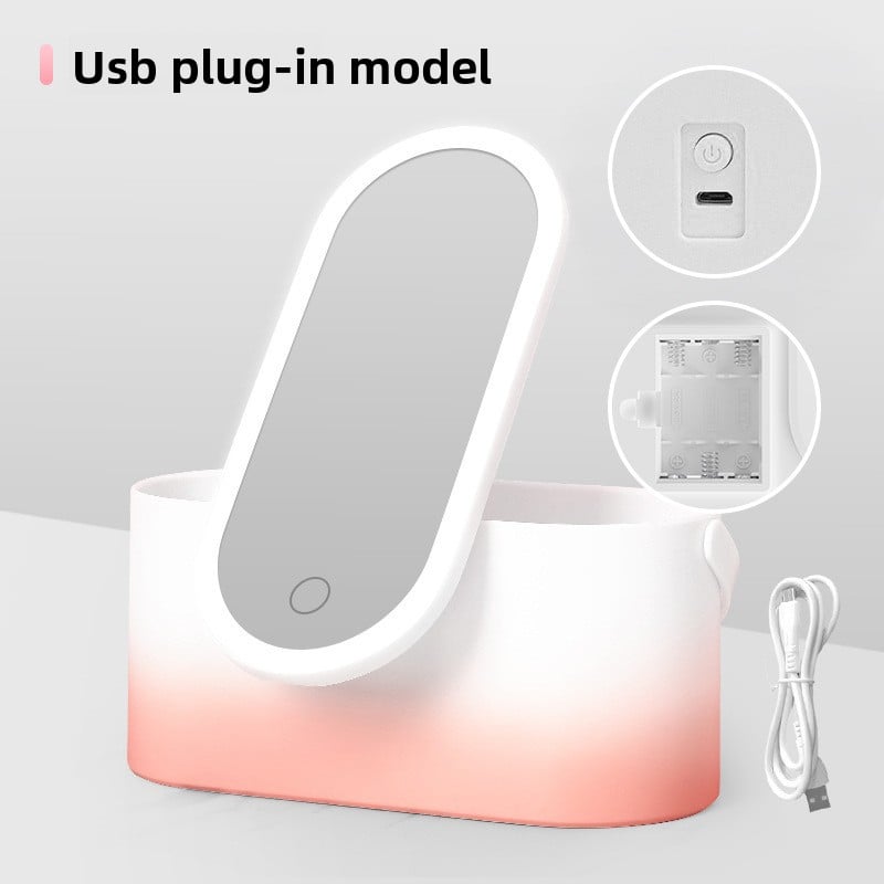 Outdoor Travel Box with Light up mirror