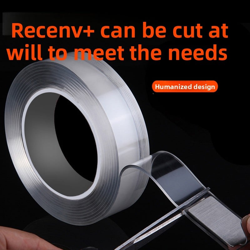High-transparency acrylic nano glue sticking tape