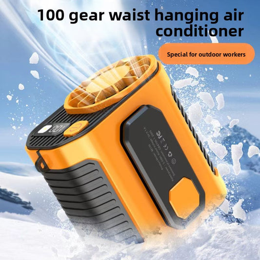 Portable USB Waist Fan 100 Speed Levels
Clip on shirt & for outdoor work