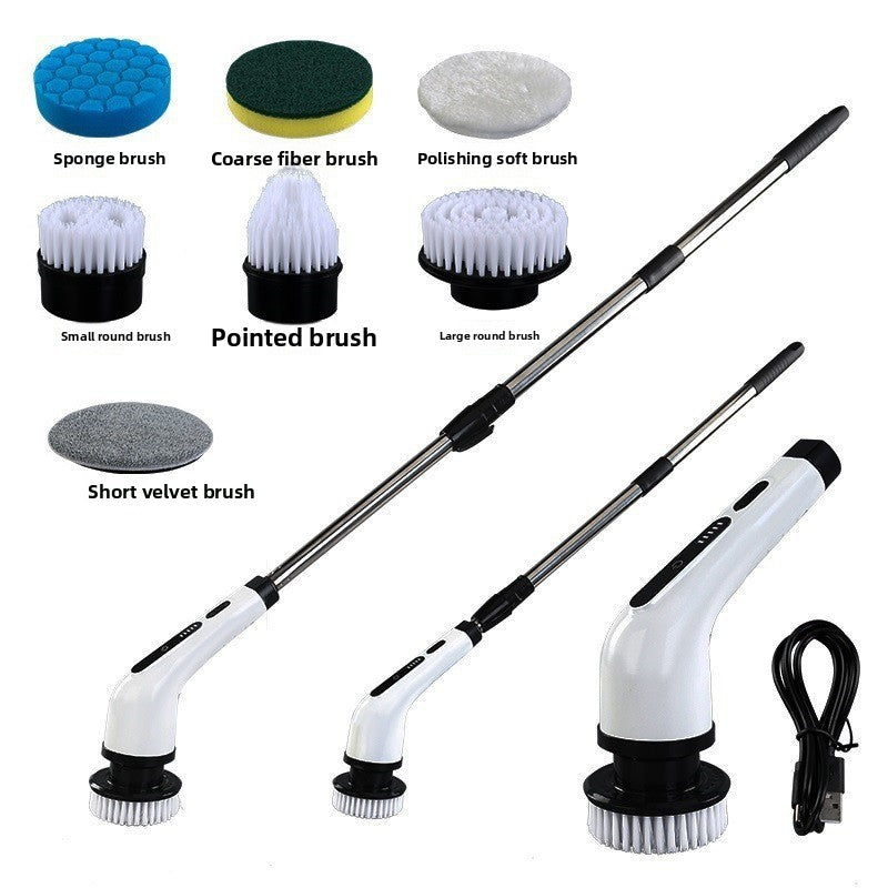 Electric multi-functional nine-in-one cleaning brush