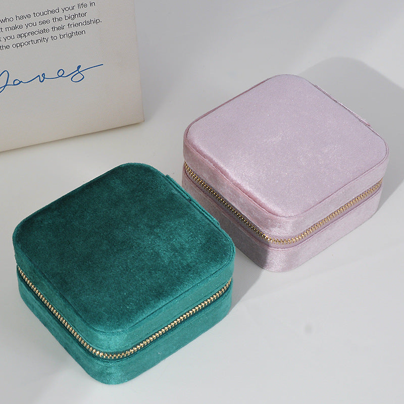 Portable Mini Jewlery Box with Mirror
