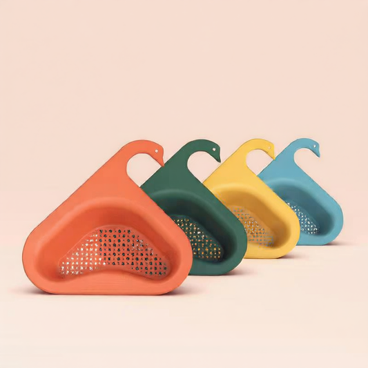 Kitchen Swan Drain Basket Sink Triangle Drain Basket Faucet Storage Rack Sink Sink Drain Storage Rack