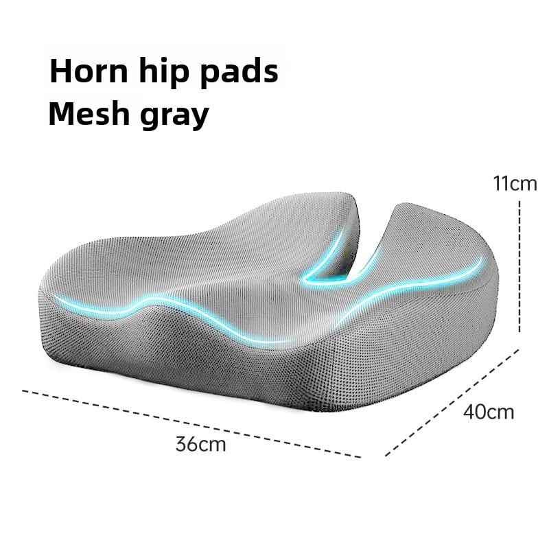Memory foam lumbar support cushion