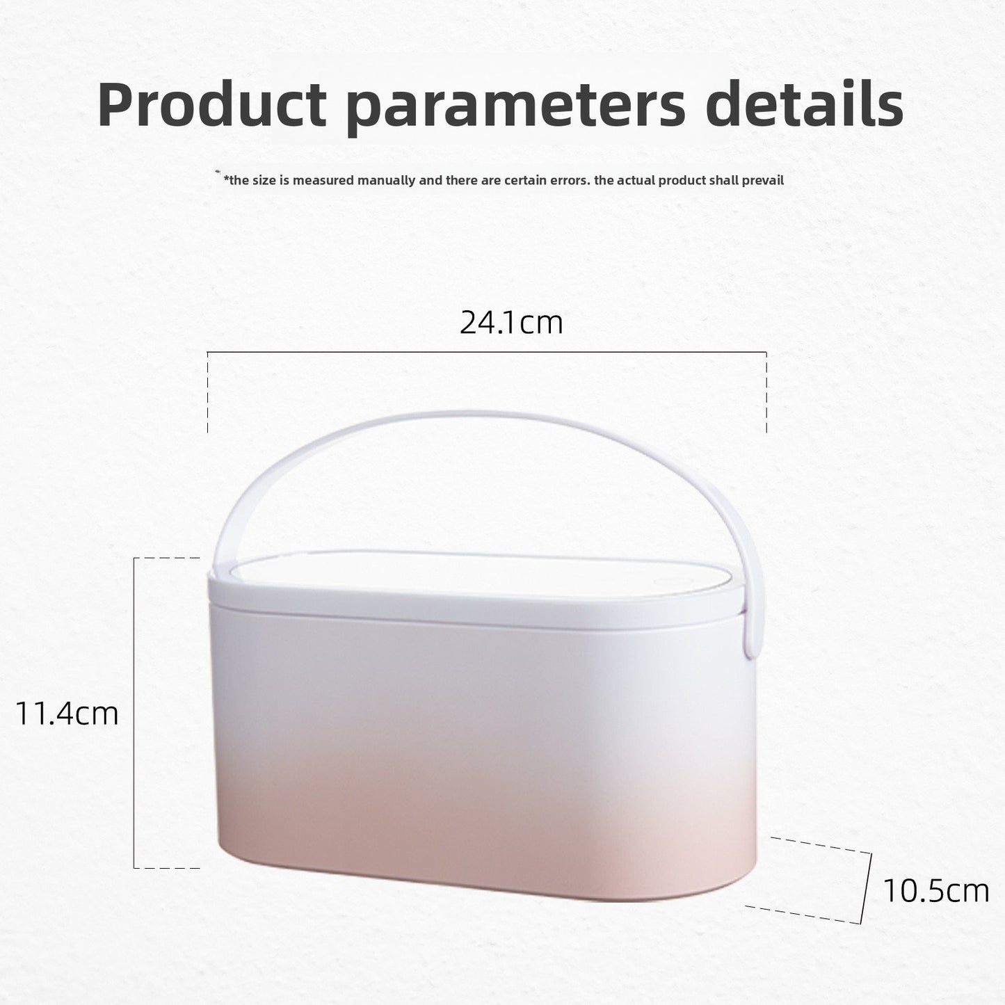 Outdoor Travel Box with Light up mirror
