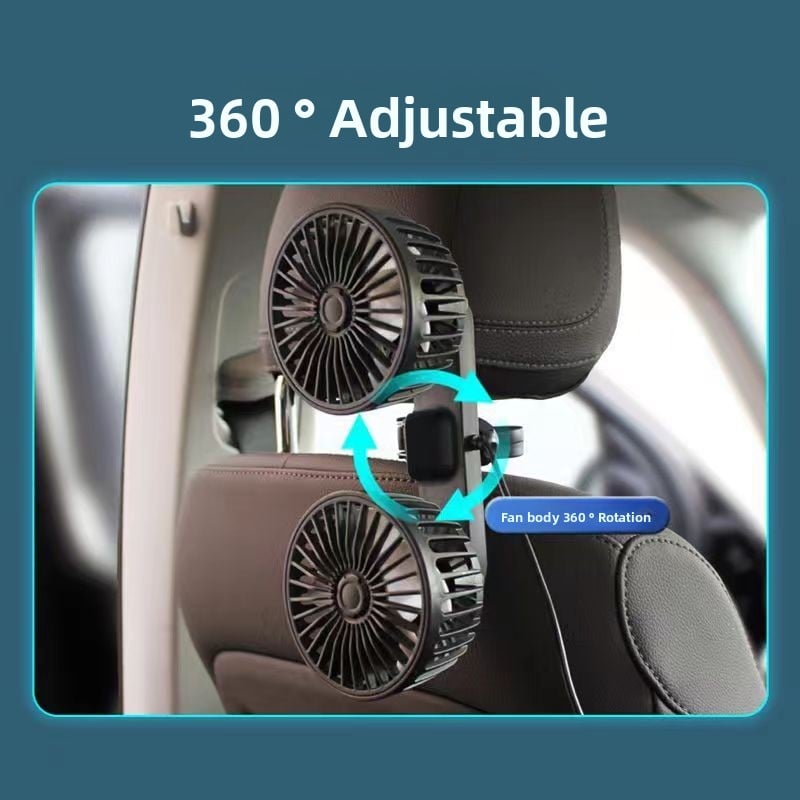Rear Car Seat Attachable Fan