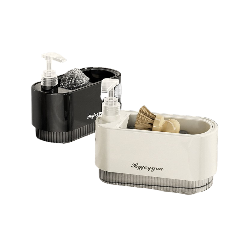 Kitchen Soap Dispenser with Sponge Holder