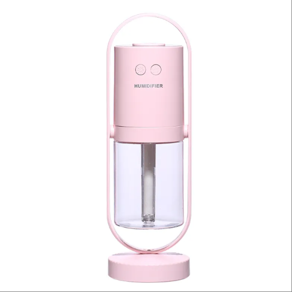Portable USB Rechargeable Humidifier with Rotating Projection & Moisturizing Mist