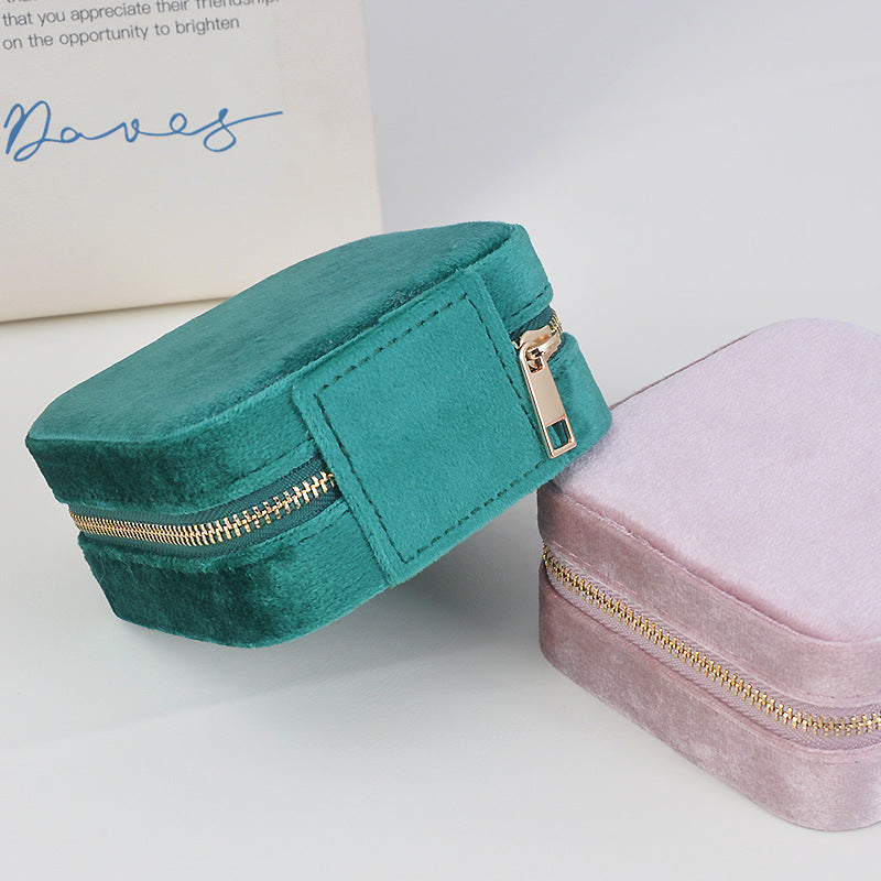 Portable Mini Jewlery Box with Mirror