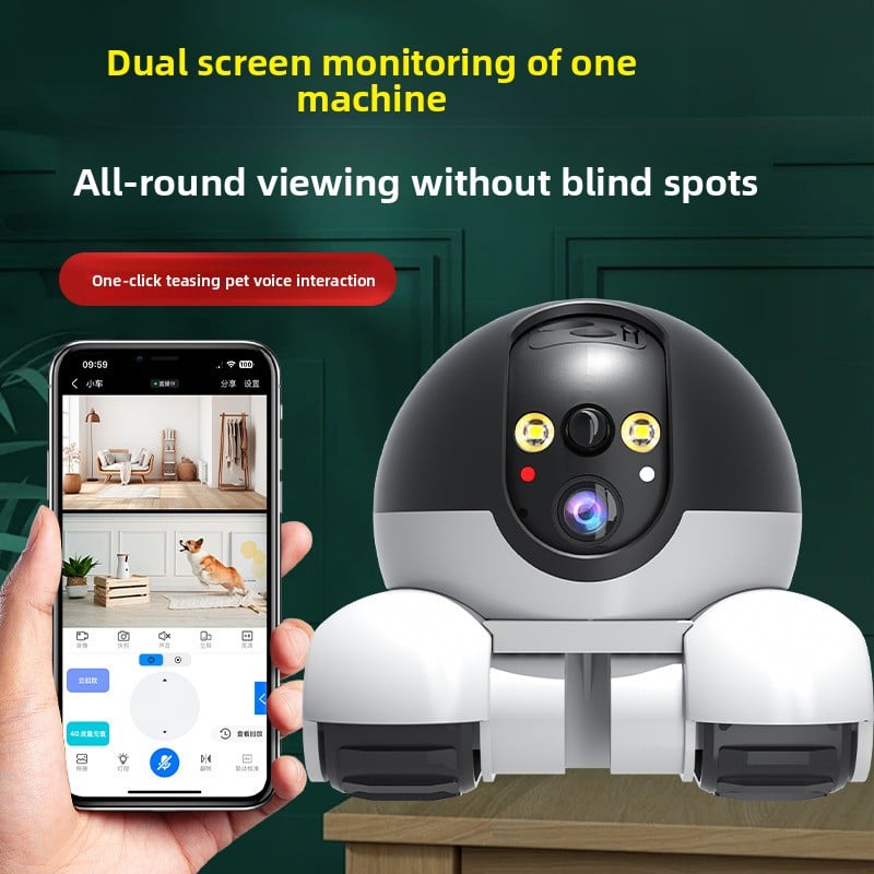 Smart Wireless Remote-Controlled Mobile Pet Robot Camera