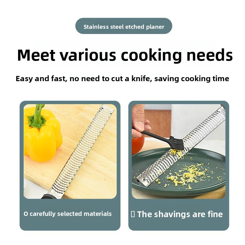 Stainless Steel Cheese & Lemon Zester with Potato & Veggie Shredding