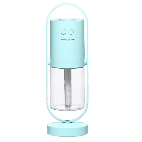 Portable USB Rechargeable Humidifier with Rotating Projection & Moisturizing Mist