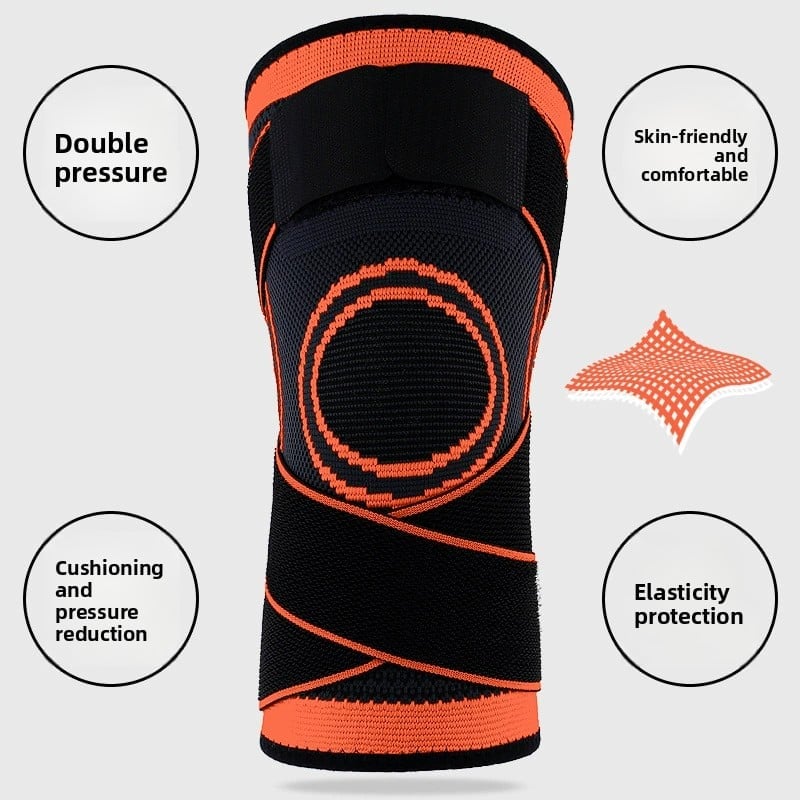 Sports kneecap outdoor riding with pressure strap