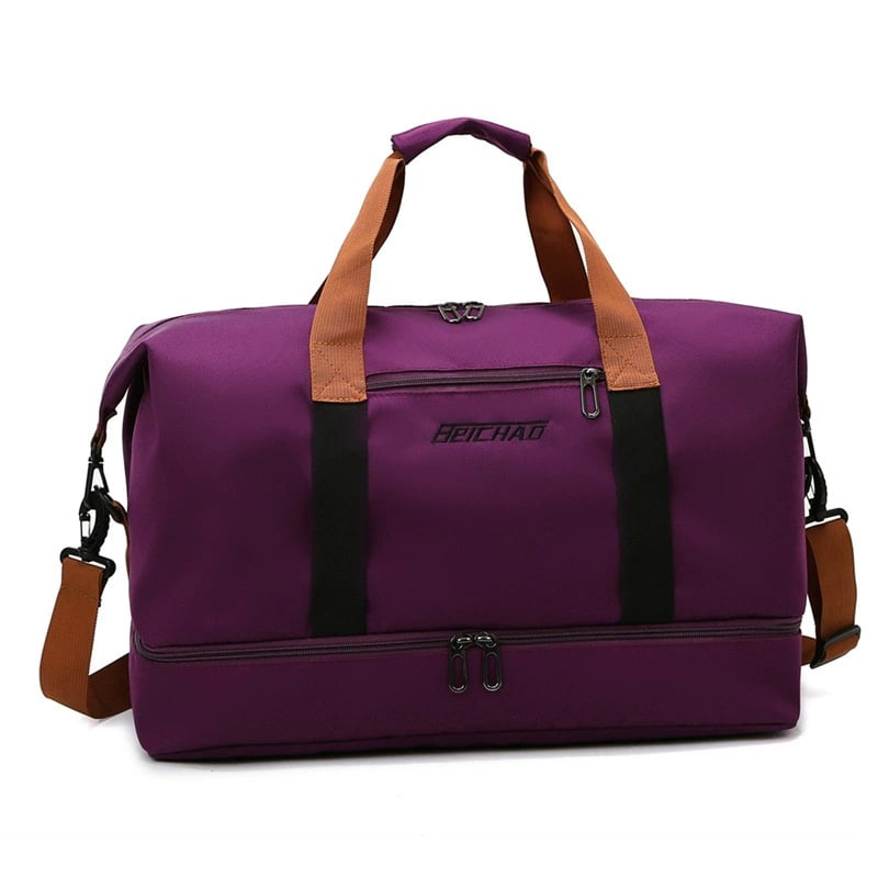 Travel bag, luggage storage bag, large-capacity independent shoe compartment, business trip fitness bag, and handle handbag that can be worn